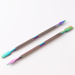 Cuticle Pusher Factory - Double Ended 100% Stainless Steel Cuticle Remover and Cutter
