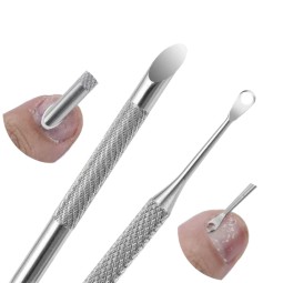 Cuticle Pusher Factory - Custom Logo Stainless Steel Dead Skin Removal Tool for Gel Polish