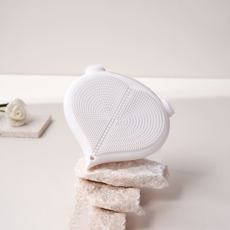 Silicone Oil Brush Manufacturer - Shenzhen Scalp Massage Vibrating Men Flex Quick Self Sonic Exfoliating Spatula Face Brush