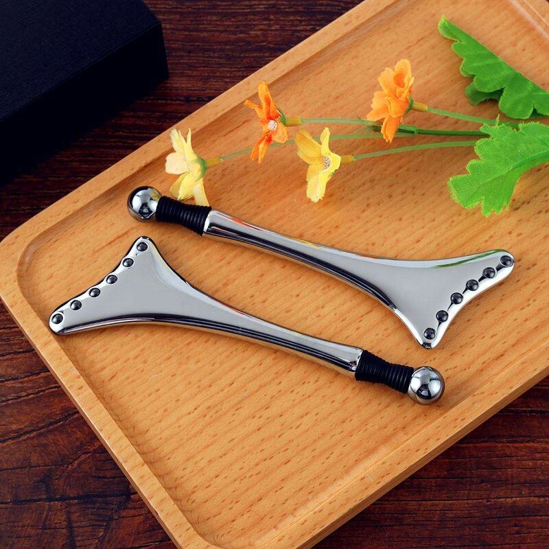 Terahertz Facial Guasha Board Manufacturer - Beauty and Health Care Products 360 Rotate with Eye Massage Stick Body&Facial Massager