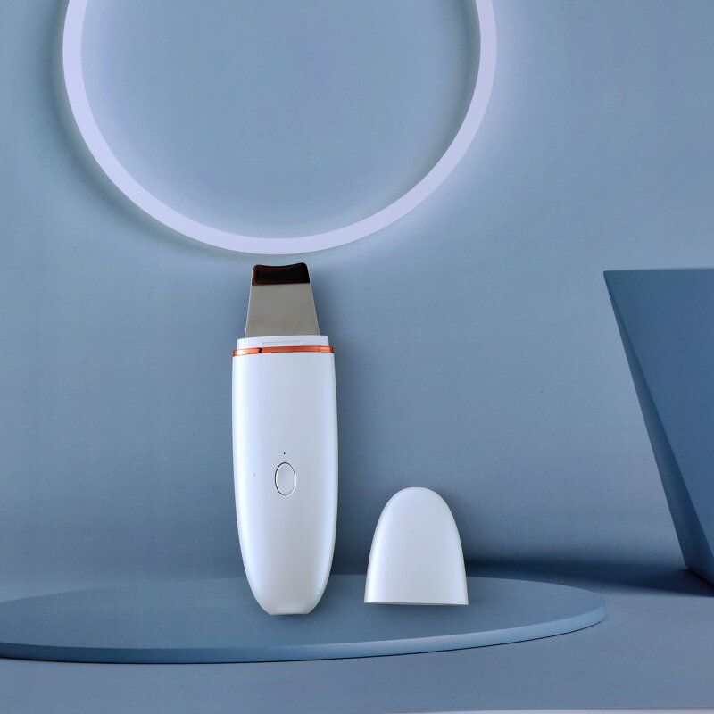 Face Peeling Machine Manufacturer - Home Beauty Waterproof Lcd Charging Electric Sonic Facial Professional Ultrasonic Skin Scrubber