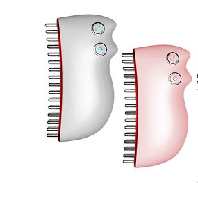 Hair Comb Manufacturer - 2022 Newest Portable Regrowth Red Light Therapy Anti Loss Double Teeth Electric Massage