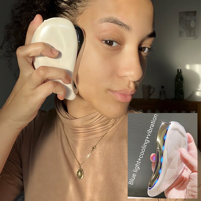 Face Neck Lifting Massager Manufacturer - Home Electric Gua Sha Micro Touch Health Beauty Anti Aging Instant Face Lift