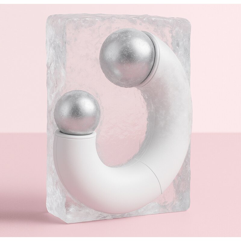 Ice Face Roller Manufacturer - Stainless Steel U-Shaped Cryo Globes Facial Therapy Tools for Skin Rejuvenation