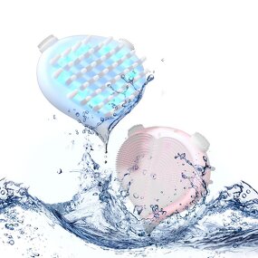 Silicone Oil Brush Manufacturer - Shenzhen Scalp Massage Vibrating Men Flex Quick Self Sonic Exfoliating Spatula Face Brush