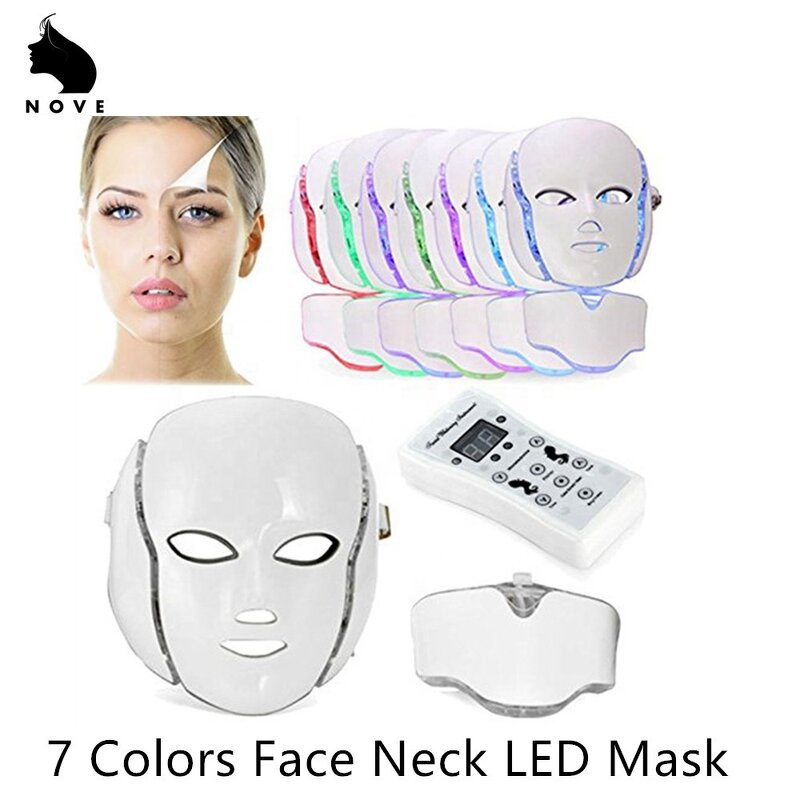 Face Neck Mask Manufacturer - Beauty and Care Personal Products 7 Colors Professional Photon PDT Led Light Therapy