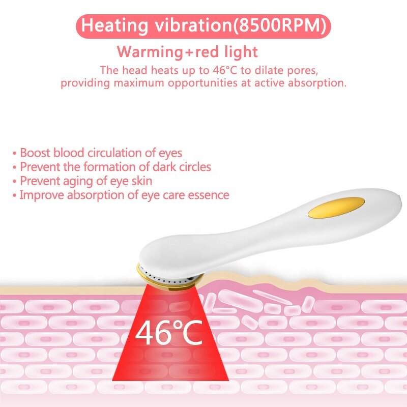 Beauty Equipment Manufacturer - Electric Handheld Portable with Led Ems Microcurrent Rf Face Red Light Therapy for Lifting Skin Tightening