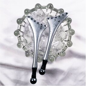 Terahertz Facial Guasha Board Manufacturer - Beauty and Health Care Products 360 Rotate with Eye Massage Stick Body&Facial Massager