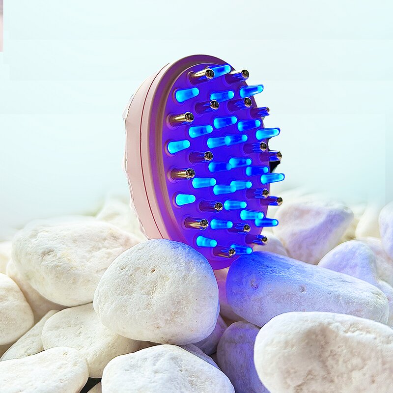 RF Laser Hair Care Comb Manufacturer - OEM Anti Hair Loss Therapy with Infrared LED Light EMS Vibration Hair Growth