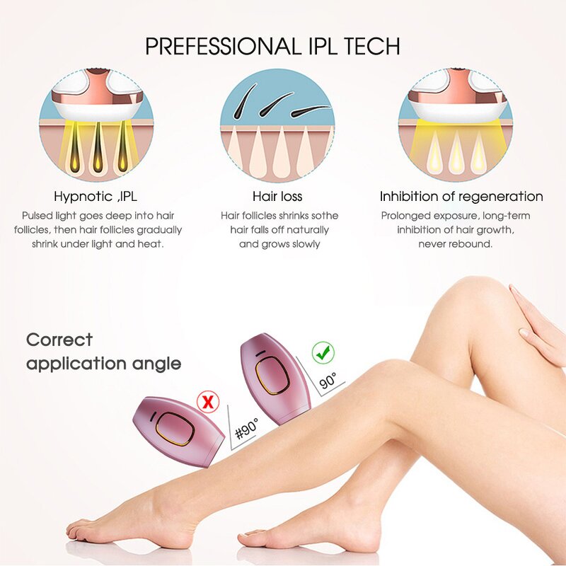 Laser Hair Remover Manufacturer - Ice Electrolysis Home Portable Permanent Epilator Lazer Ipl for Women Hair Removal