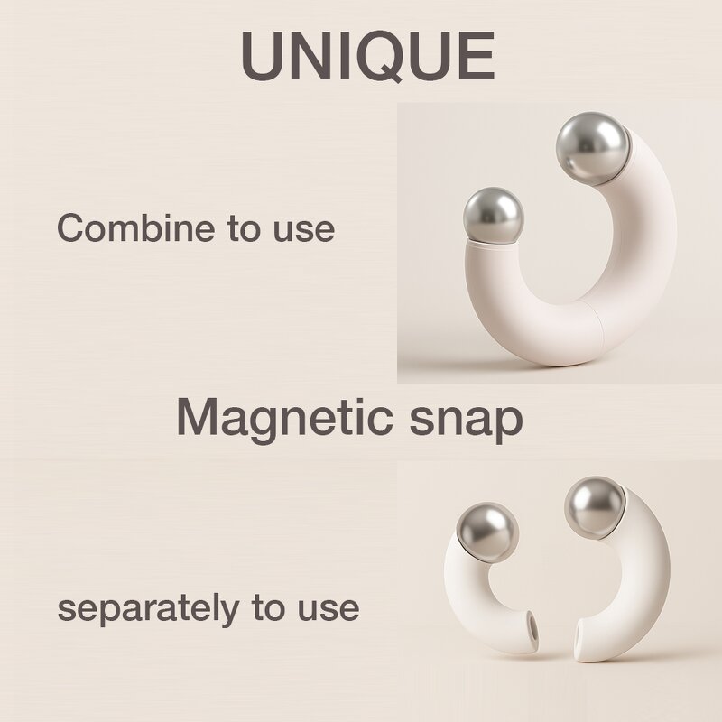 Cryo Facial Ice Roller Manufacturer - Newest Magnetic Split Design Skincare Tool for Lifting Puffiness Relief