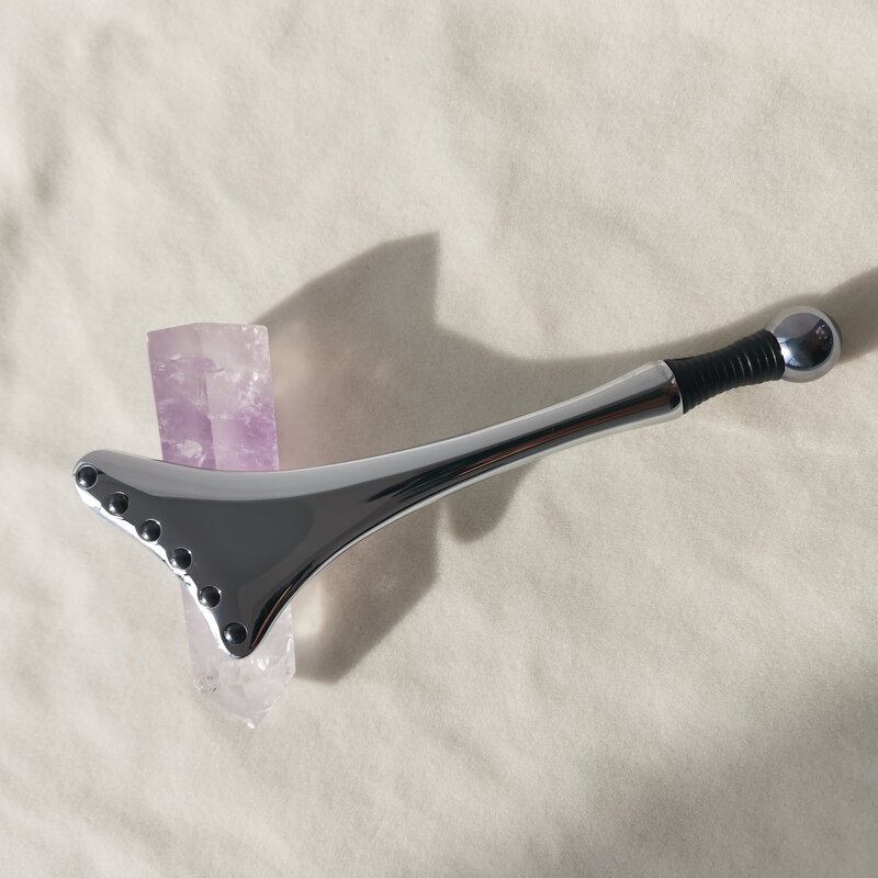 Jade Roller Manufacturer - Double-Head Anti-Aging Handheld Beauty Tool for Facial Eye Neck Body Target Areas