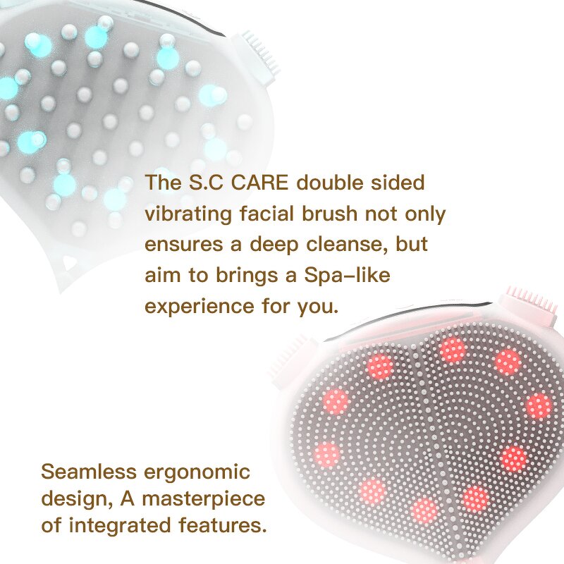 Brosse De Nettoyage Manufacturer - Silicone Nettoyant a Double Face for Tete Noire Pores Exfoliant