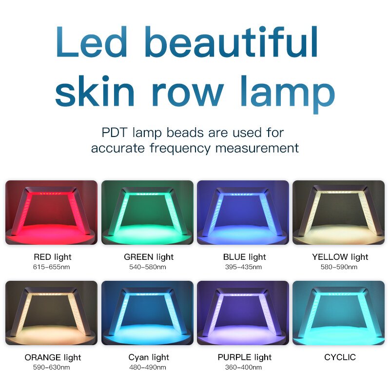 PDT Light Therapy Machine Manufacturer - 7 Color Medical Grade Photon Led for Facial Skin Rejuvenation Professional