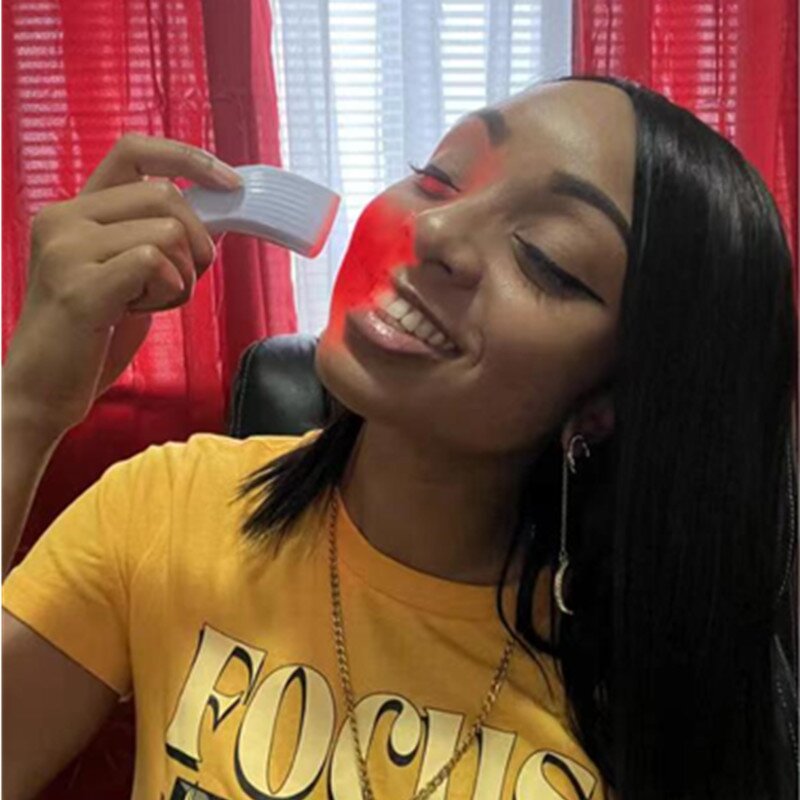 Therapeutic Facial Device Manufacturer - 2023 Hot Trend OEM ODM Handheld SPA Home Care Green Red Light for Acne Skincare