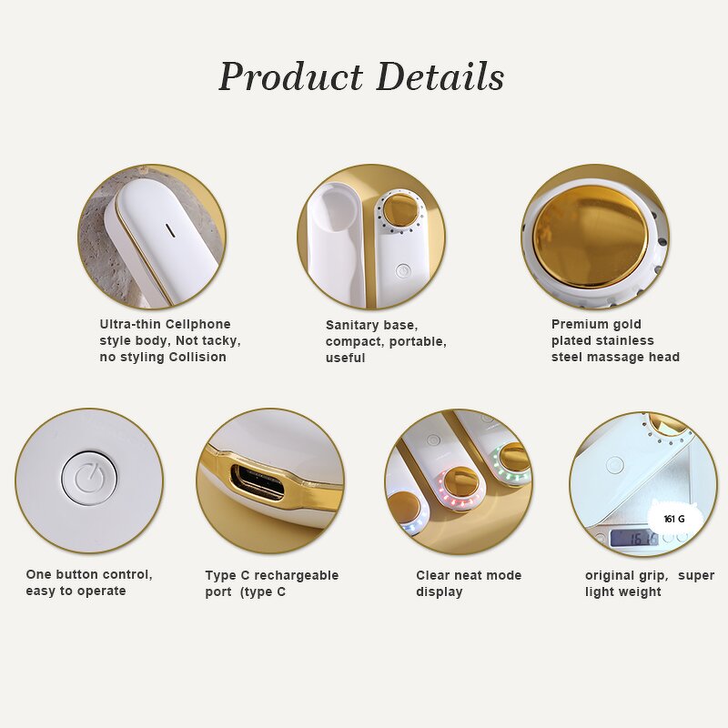 Microcurrent Massager Manufacturer - Facial Beauty Set Face Lifting Machine Antiaging Wrinkle Removal with Whitening Facial Massage