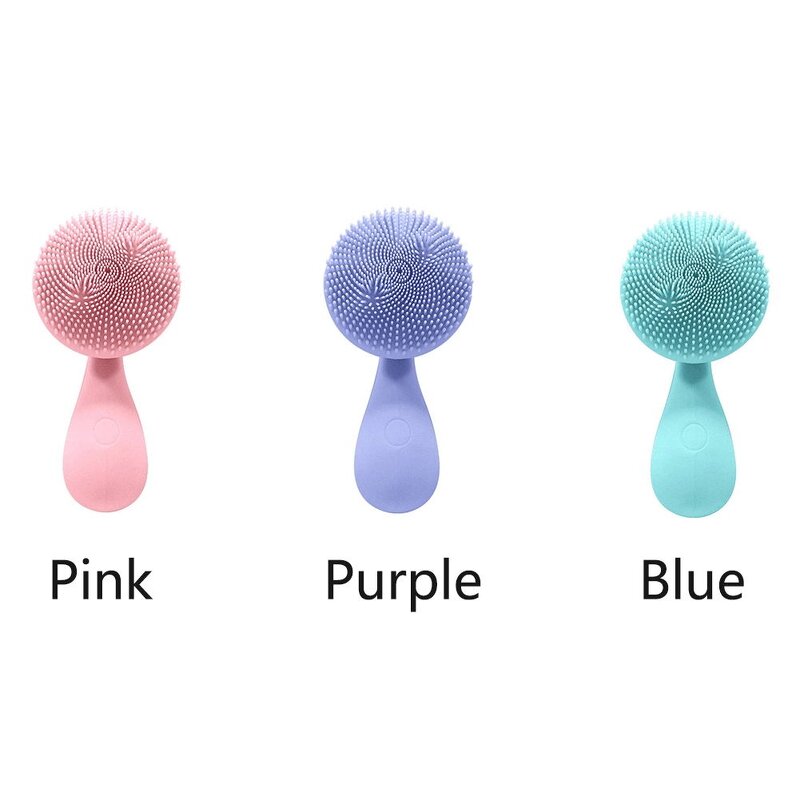 High Frequency Beauty Device Manufacturer - Ultrasonic Face Cleaning Deep Silicone Waterproof Sonic Exfoliating Spin Cleanser