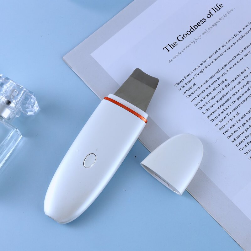 Face Peeling Machine Manufacturer - Home Beauty Waterproof Lcd Charging Electric Sonic Facial Professional Ultrasonic Skin Scrubber