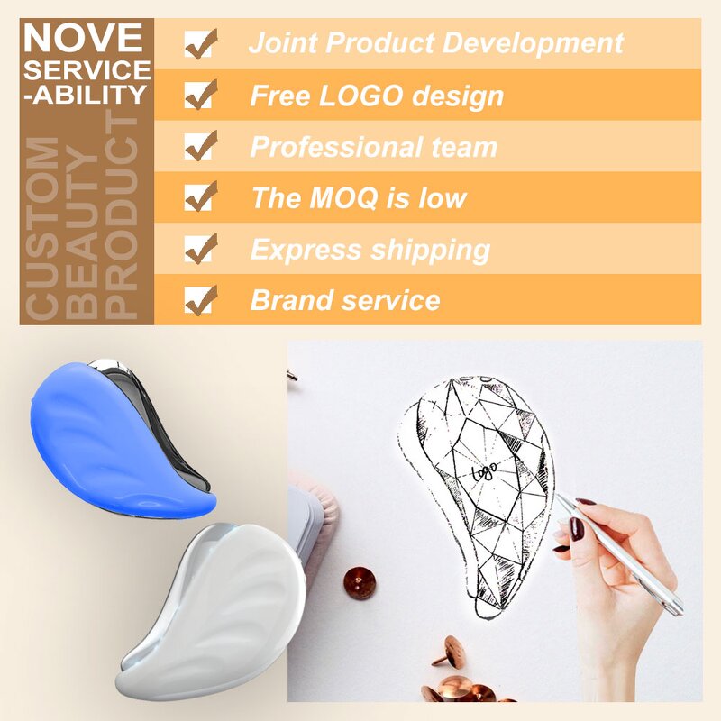 Facial EMS Massager Manufacturer - Nove 6-in-1 Treatment for Neck Lifting Home Skincare Anti Aging Portable