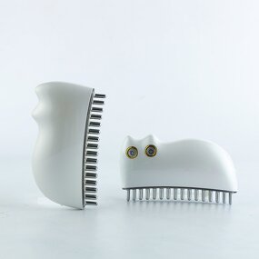 Hair Brush Manufacturer - Private Label Anti Loss Handheld Mini Liquid Medicine Import Scalp Vibration Messager Comb for Regrowth