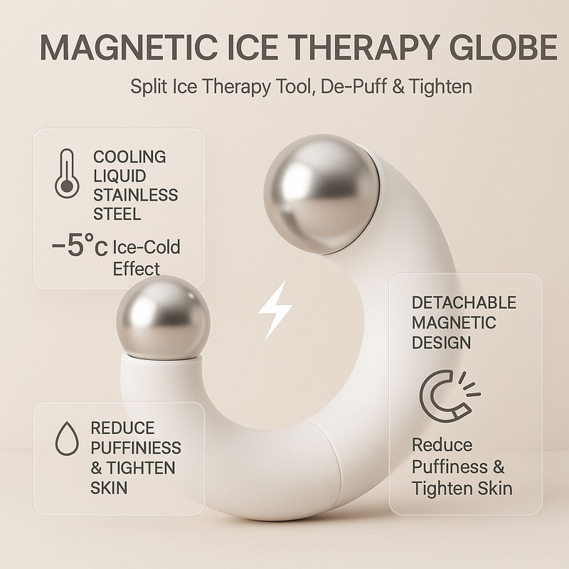 Cryo Sticks Manufacturer - Stainless Steel Ice Wave Ball Face Massage Unisex Home Use Beauty Equipment