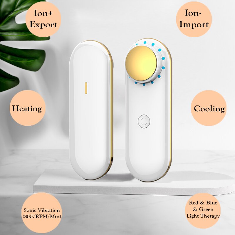 Facial Beauty Device Manufacturer - Home Use LED for Skin Tightening Lifting 4 in 1 Ion Cleansing Rejuvenation