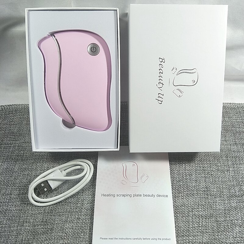 Infrared Heating Guasha Instrument Manufacturer - Customizable with Microcurrent Vibration Ion Import for Face Skin Lifting Anti Wrinkle Hand Held