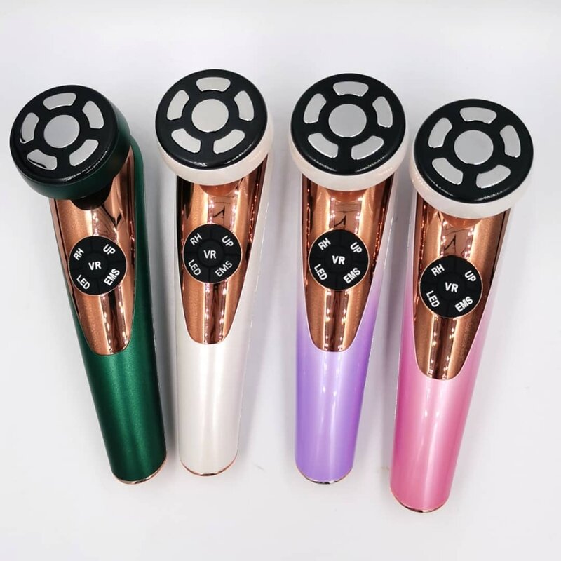 Skin Therapy Wand Manufacturer - 5 in 1 with LED Light Therapy Wave Stimulation Massage Anti Aging Lift & Firm Tighten Skin