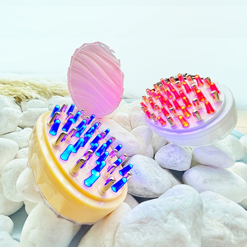 RF Laser Hair Care Comb Manufacturer - OEM Anti Hair Loss Therapy with Infrared LED Light EMS Vibration Hair Growth