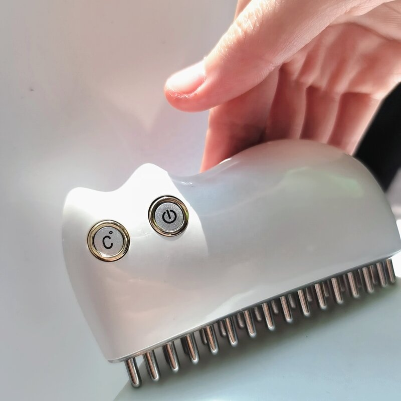 Hair Comb Manufacturer - 2022 Newest Portable Regrowth Red Light Therapy Anti Loss Double Teeth Electric Massage
