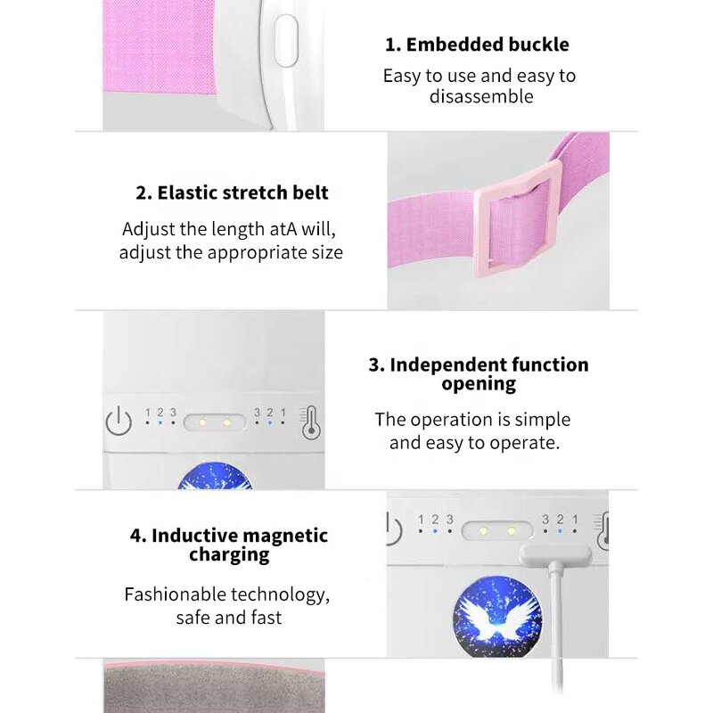 Graphene Warm Palace Manufacturer - Wireless with Heating Massage for Warm Palace Guard Dysmenorrhea Warm Belly Waist protection