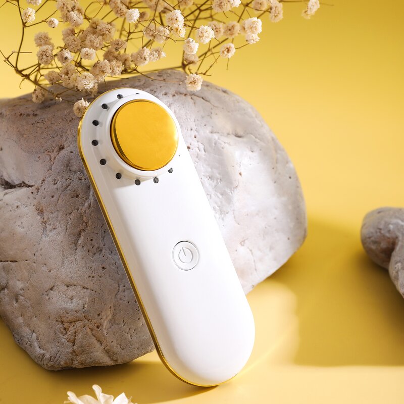 Facial Beauty Instrument Manufacturer - Home Use Heating Cooling with LED Lights Rec Blue Green Lights for Cold Hot Face Lifting