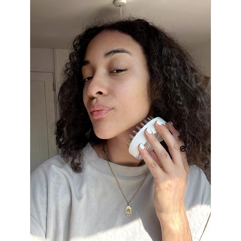 Silicone Hair Brush Manufacturer - Home Scalp Massager Electric Beauty Device with Red Led Light for Hair Growth