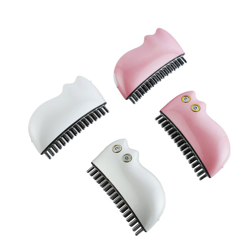 Hair Brush Manufacturer - Private Label Anti Loss Handheld Mini Liquid Medicine Import Scalp Vibration Messager Comb for Regrowth