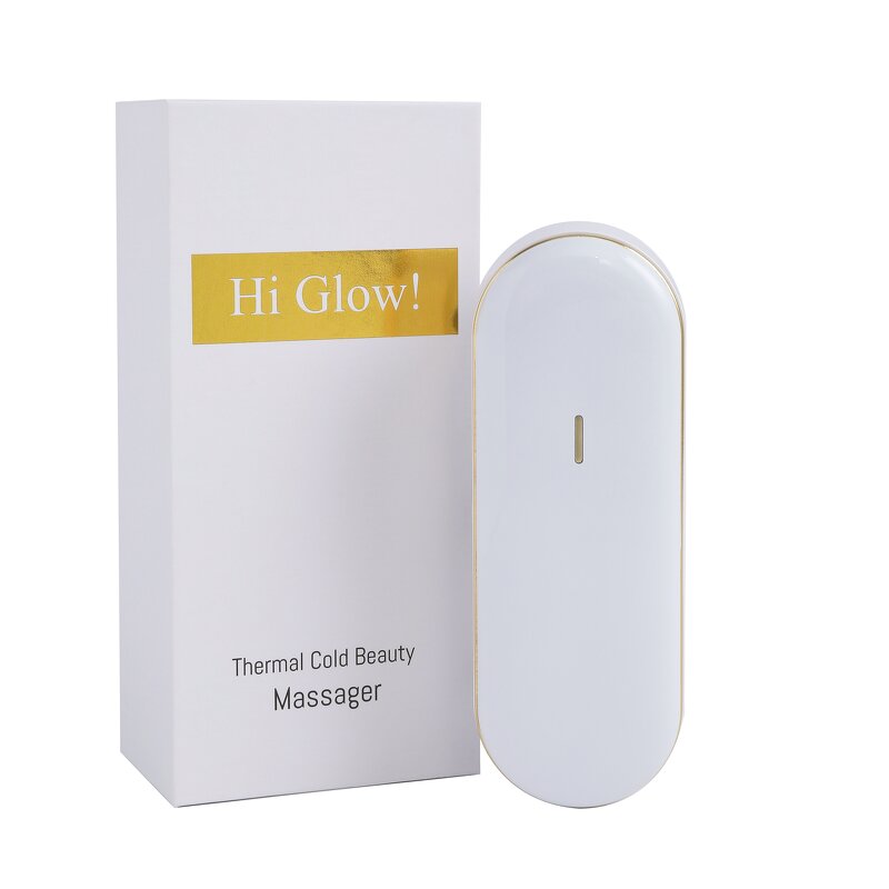 Facial Beauty Instrument Manufacturer - Home Use Heating Cooling with LED Lights Rec Blue Green Lights for Cold Hot Face Lifting