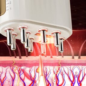 Hair Growth Stimulation Device Manufacturer - Oil Applicator Serum Dispenser Vibration Scalp Massager Anti Hair Loss Comb