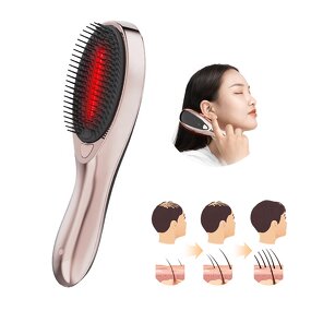 Scalp Massager Comb Manufacturer - Red Light Electric Home Use Hair Growth Therapy Brush with Anti-Hair Loss