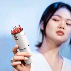 Anti Hair Loss Device Manufacturer - Head Led Electric Scalp Massage Care Root Comb Activator Brush Dispenser Applicator