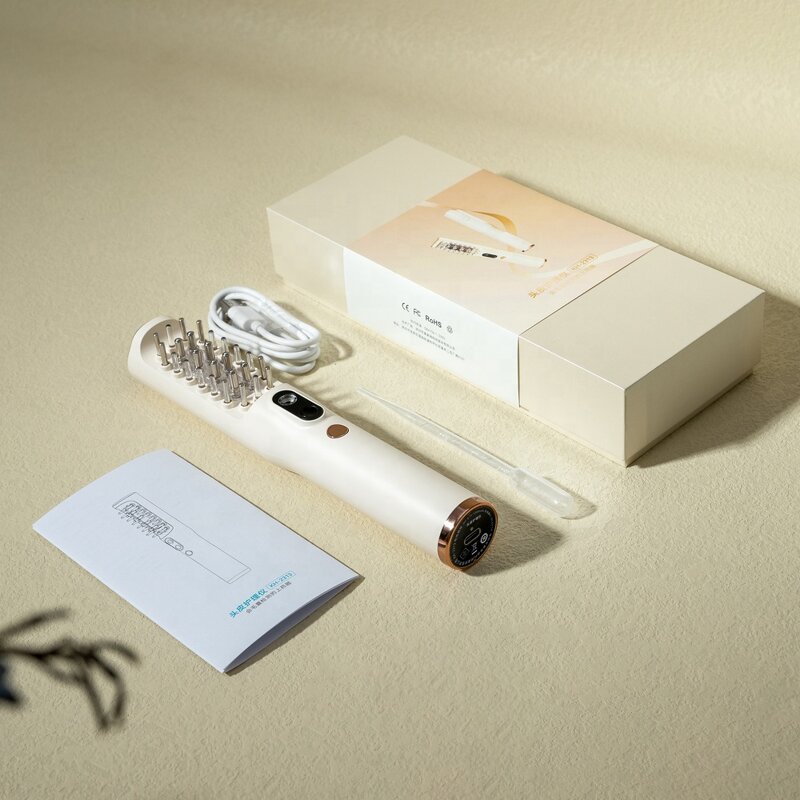 Anti-Hair Loss Applicator Manufacturer - Scalp Massage Comb Regrowth Liquid Comb Hair Growth with Follicle Detection Function