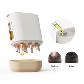 Hair Growth Comb Manufacturer - Electric LED Anti Hair Loss Treatment with Serum Brush Oil Dispenser Scalp Care