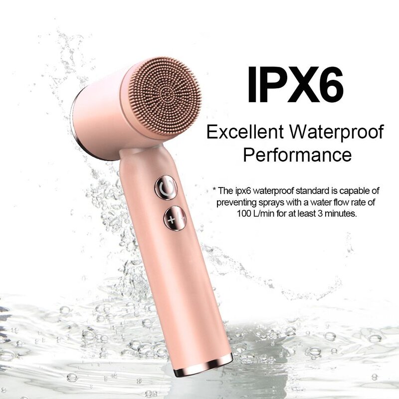 Facial Cleansing Brush Manufacturer - Portable Waterproof Spin Roller Sonic Massager Cleaner Silicone Electric