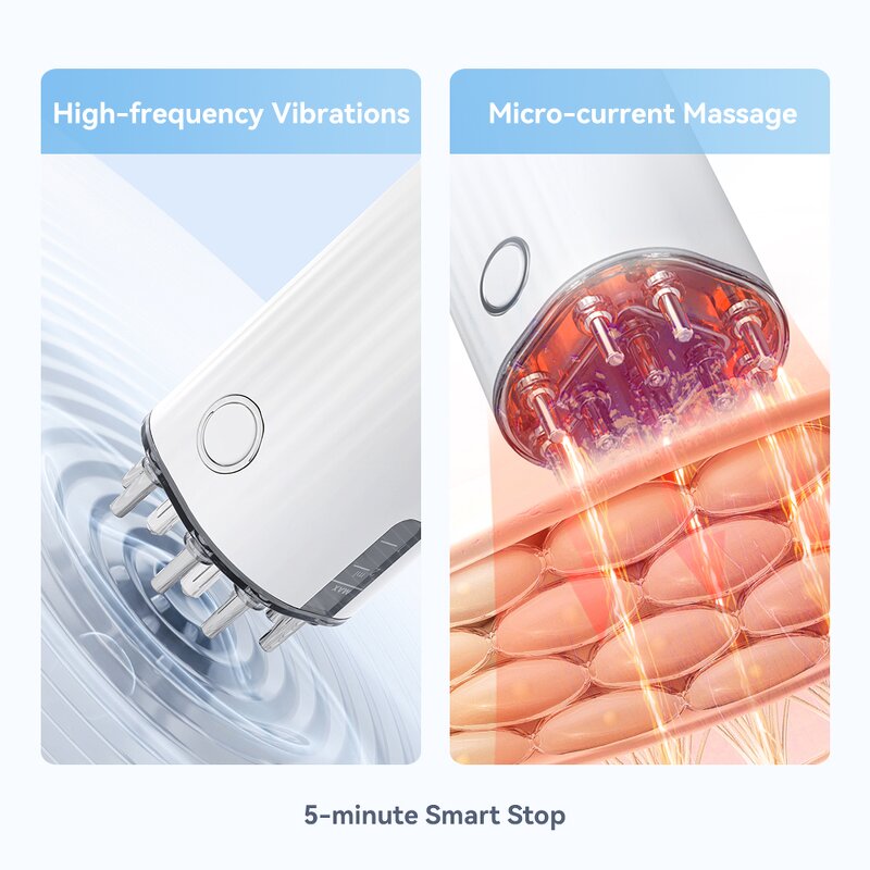 Hair Scalp Care Brush Manufacturer - Red Light Hair Growth Comb Oil Applicator Vibrating Electric Head Massager
