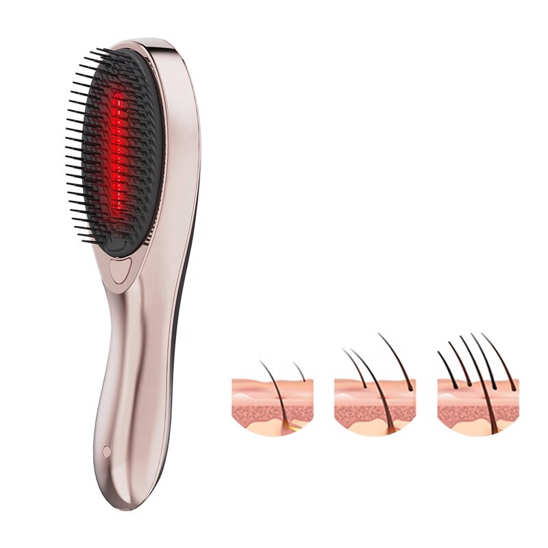 Scalp Massager Comb Manufacturer - Red Light Electric Home Use Hair Growth Therapy Brush with Anti-Hair Loss