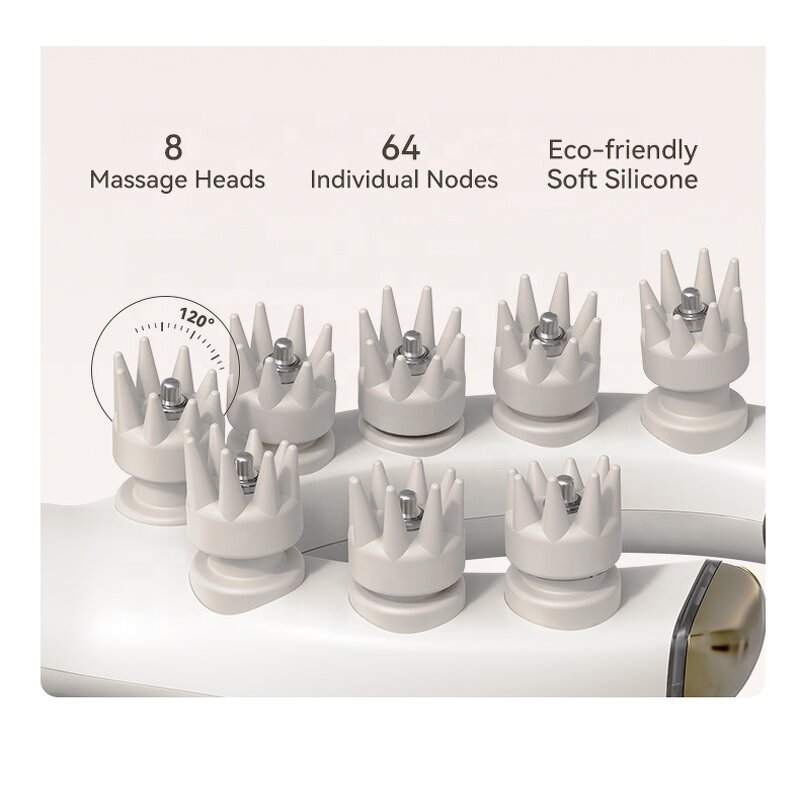 Anti-Hair Loss Massage Comb Manufacturer - Hotel Use Red Light Vibrating Scalp Massager with Plastic Handle for Hair Regrowth