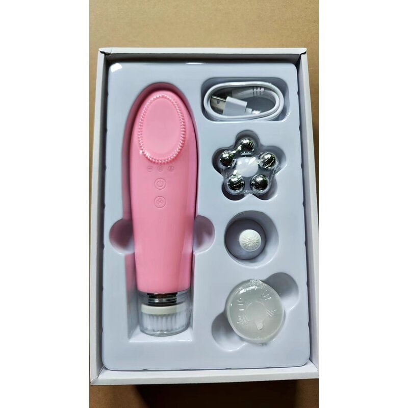 Facial Massager Brush Manufacturer - Skin Care Device Waterproof Soft Silicone Face Washing Electric Cleansing Brush