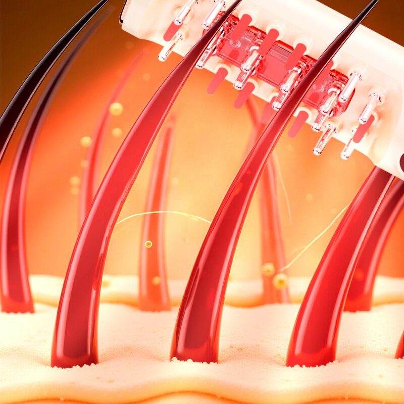 Scalp Oil Applicator Bottle Manufacturer - Effective Hair Growth Comb with Hair Follicle Detection Function