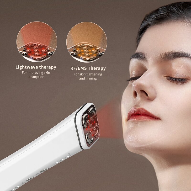 Facial Massage Machine Manufacturer - Beauty Equipment RF EMS Facial Lifting Led Beauty Device for Skin Care