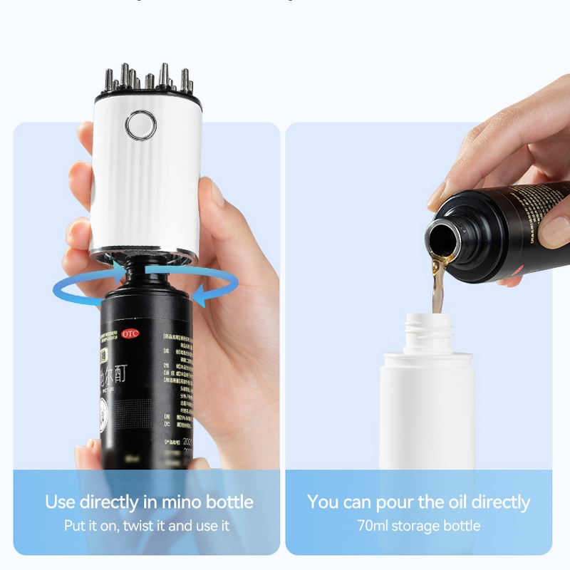 Anti Hair Loss Device Manufacturer - Head Led Electric Scalp Massage Care Root Comb Activator Brush Dispenser Applicator