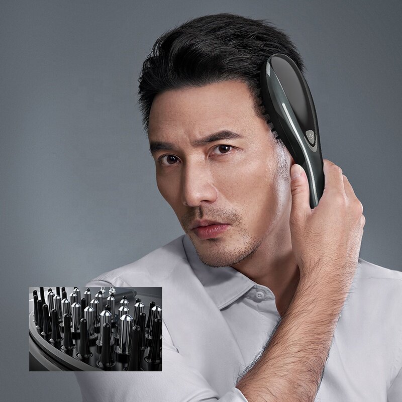 Hair Growth Oil Applicator Manufacturer - Electric Hair Oil Applicator Red Light Scalp Massager Head Oil Scalp Applicator