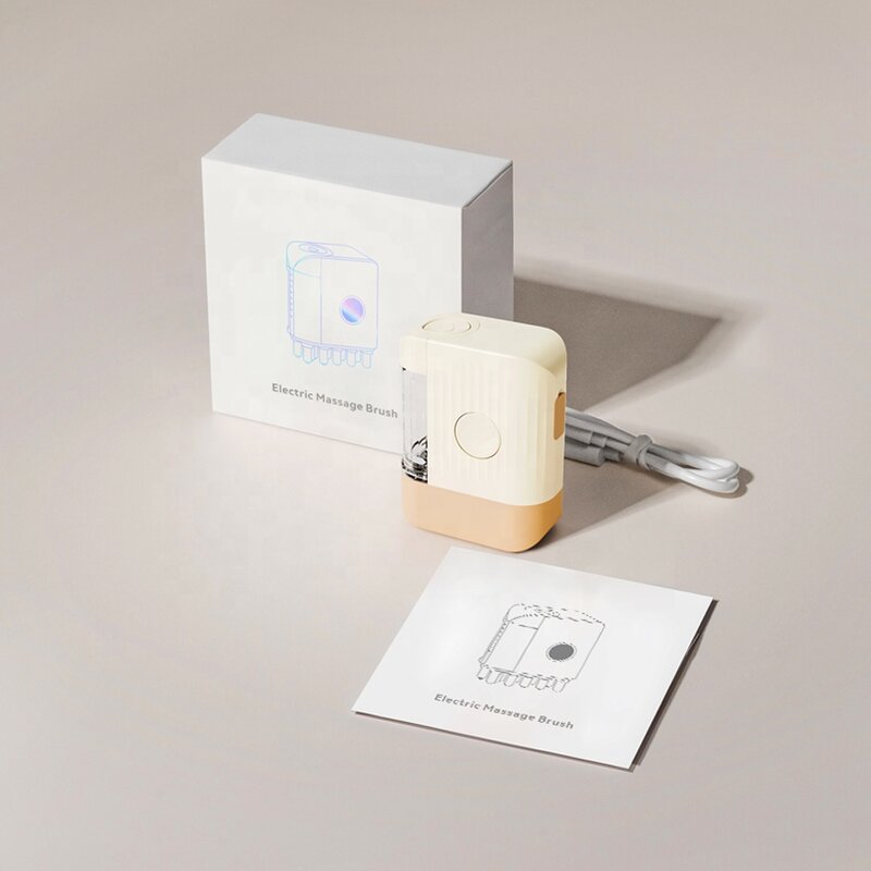 Scalp Massager Manufacturer - LED Electric Vibration with Plastic Handle Removable Tank Hair Oil Applicator for Growth